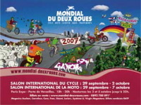 Mondial du deux-roues 2007 : entre technologies écolos et opération vélo demain !