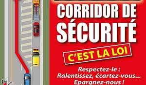 Accident mortel d'un dépanneur : n'oubliez pas le corridor de sécurité !