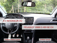 A l'intérieur de la Peugeot 2008