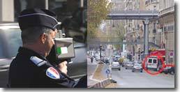 Où sont placés les radars à Paris ?