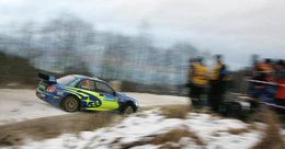WRC Suède SuperSpéciale : Du bleu sur la neige