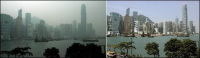 Hong Kong : la pollution, attention danger !