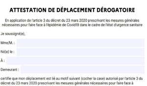 Attestation de déplacement : enfin disponible sur smartphone