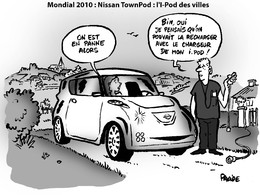 Le dessin du jour – Concept TownPod : i-recharge ?
