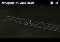 Naissance d'un nouveau département chez MV Agusta: le RVS (vidéo)