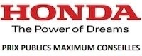 Honda: les tarifs début 2015