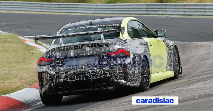 BMW teste de nouvelles pièces « M-Performance » au Nürburgring pour la BMW M2.