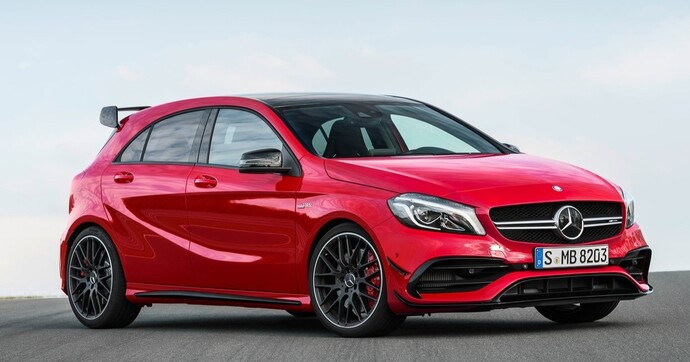 Favorite des kékés, la Mercedes A45 AMG est aussi une sportive très intéressante !