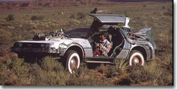 Voyagez dans le temps en De Lorean !