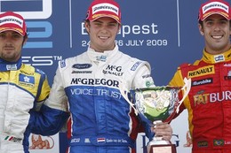 GP2 Hongrie Course 2 : Van der Garde signe sa première, Grosjean 4e aux forceps