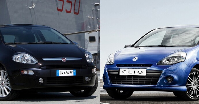 Petites nerveuses mais grandes travailleuses : Fiat Punto Multiair 135 ou Renault Clio GT ?