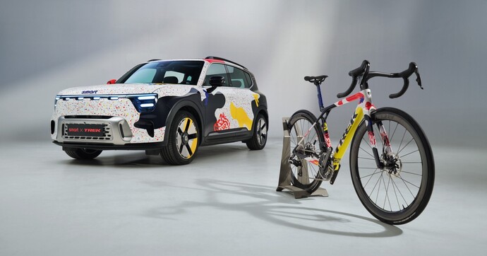 Smart #5 x Trek : une collab qui roule riche en couleurs
