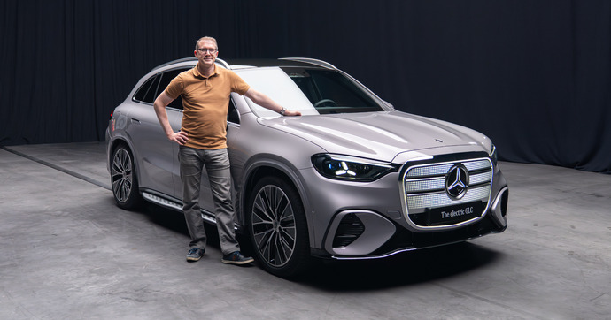 Nouveau Mercedes GLC électrique : une calandre d'avance ?