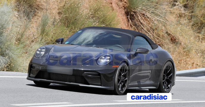 La future Porsche 911 Speedster se camoufle pour mieux tromper les chasseurs de scoop !
