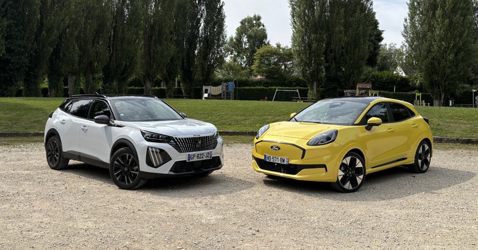 Entre le Ford Puma Gen-e et le Peugeot e-2008, c'est une histoire de félins