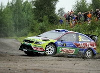 WRC-Finlande: Nouvelle erreur de Loeb, Hirvonen s'envole vers la victoire.