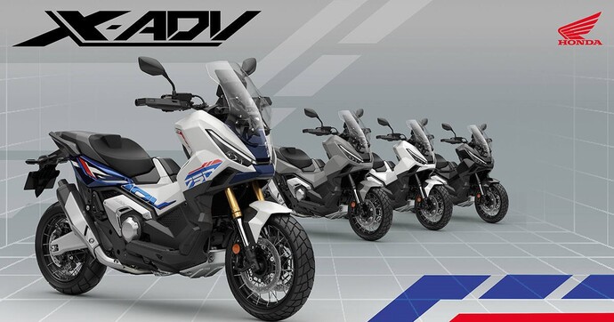 De nouveaux coloris pour les scooters Honda X-ADV et Forza 750