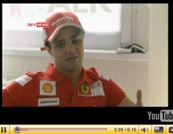 F1 : premier interview de Massa en vidéo