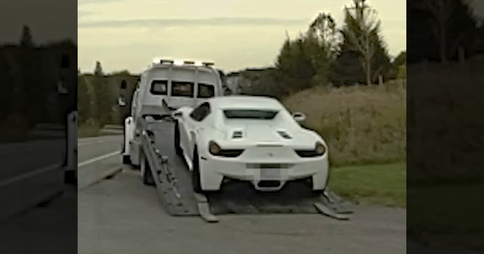 Il perd sa Ferrari le jour de son anniversaire