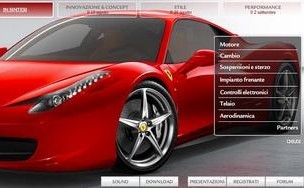 La Ferrari 458 Italia a droit à son site internet